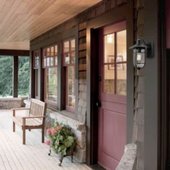 Globe Electric Vintage 1-Light Natural Black Turner Wall Sconce -Lightify Store 7142878d 9030 4de3 8b9d 869c84eeac3b