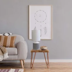 Simple Designs 18.5 In. Black/White Table Lamp -Lightify Store 72e53745 6d2f 4ed1 bfee 398c1f9e0502