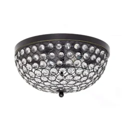 Lalia Home 6.5 In. H X 13 In. W X 13 In. L Bronze Ceiling Light