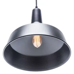 Globe Electric Barnyard Matte Black 1 Lights Pendant Light -Lightify Store 8056f4e0 dbfe 4de5 ae8a 222d49c1e5af