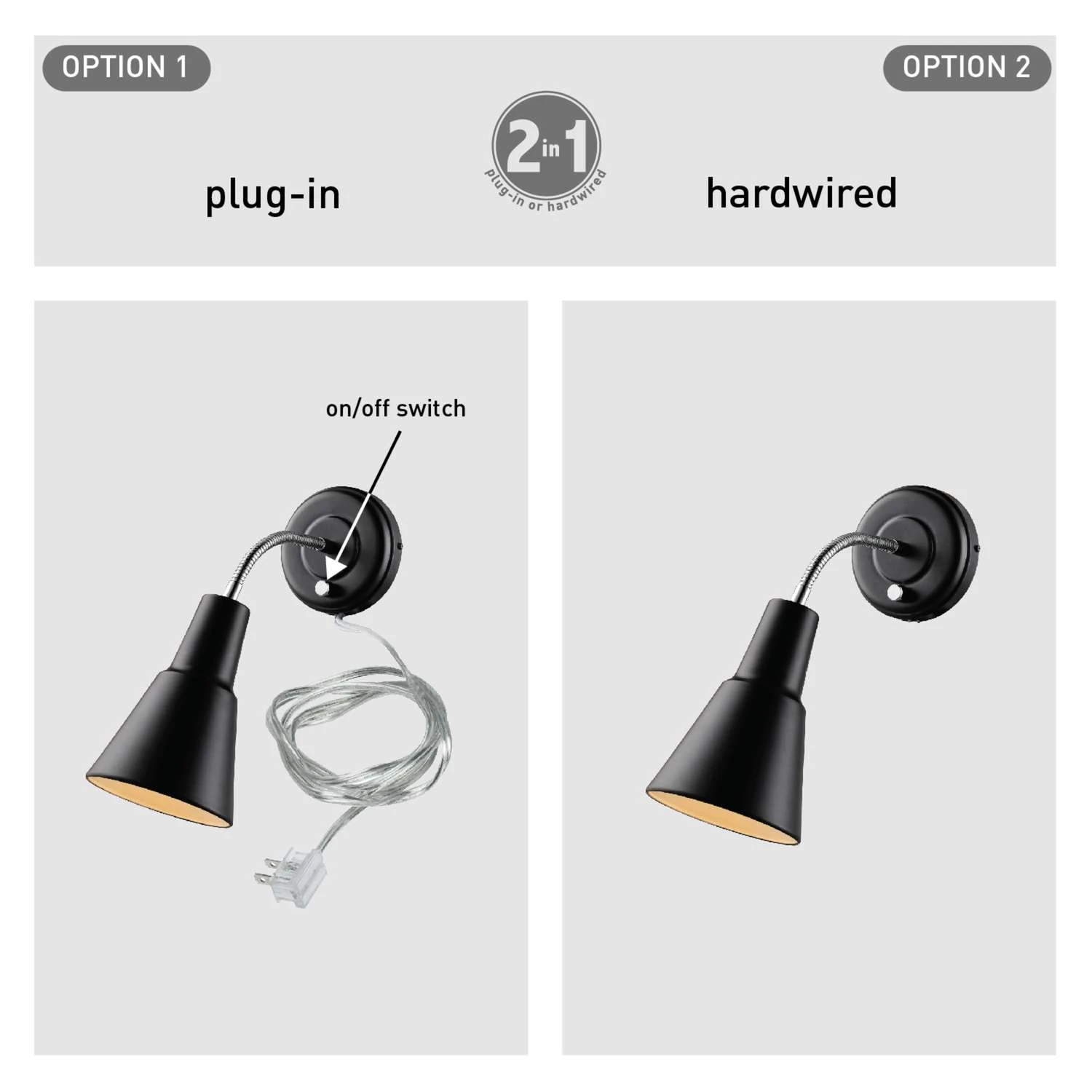 Globe Electric Ramezay 1-Light Matte Black Modern Wall Sconce 4 Globe Electric Ramezay 1-Light Matte Black Modern Wall Sconce - Image 4