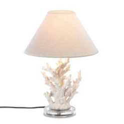 Gallery Of Light Coral 18.625 In. Ivory Table Lamp
