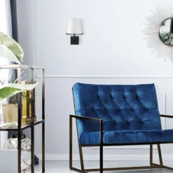 Globe Electric Valerie 1-Light Dark Bronze Modern Farmhouse Wall Sconce -Lightify Store 82763935 f7e5 412d a240 a0efe9f27b51