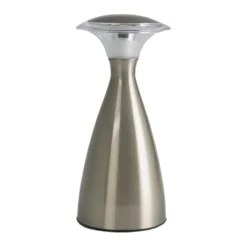 Fulcrum 9 In. Sand Nickel Portable Table Lamp