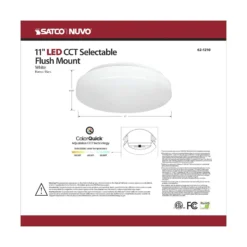 Satco Nuvo 15.75 In. H X 3.74 In. W X 15.75 In. L White LED Ceiling Light Fixture -Lightify Store 8857206d d0cb 455e 85b8 3076b6471b94
