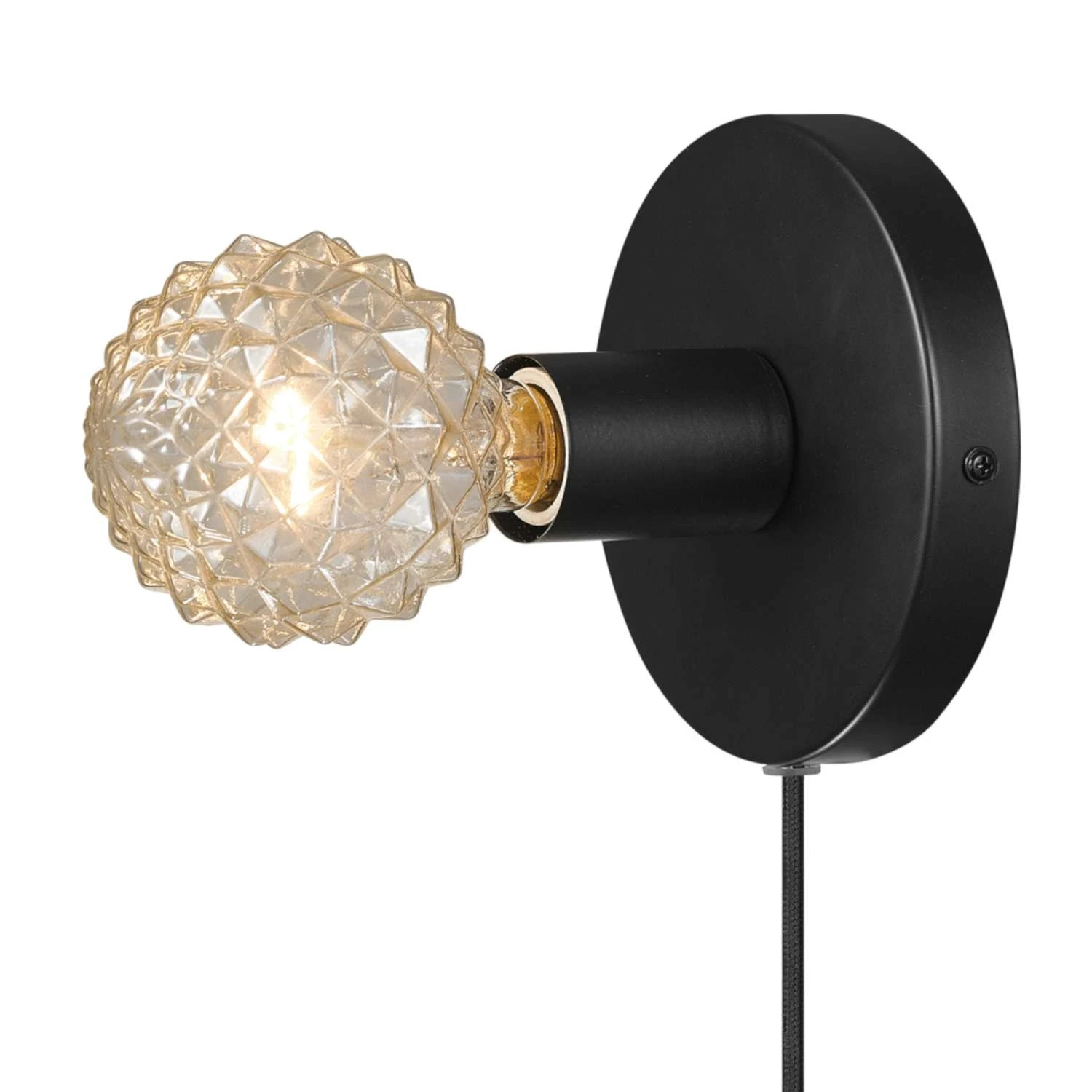 Globe Electric 3 In 1 Hardwire Or Plug-In 1-Light Matte Wall Sconce 1 Globe Electric 3 In 1 Hardwire Or Plug-In 1-Light Matte Wall Sconce