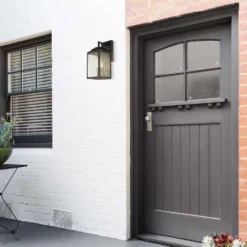 Globe Electric Miller 1-Light Black Downlight Wall Sconce -Lightify Store 8cb40461 aa61 40aa 9e2f 6af953e7eb3f