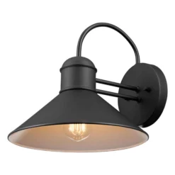 Globe Electric Sebastien 1-Light Black Wall Sconce -Lightify Store 8eef7f9e 222e 4b97 b526 2efd2a8ba5a3