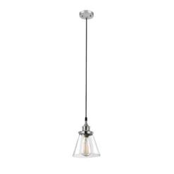 Globe Electric Parker Chrome Metallic 1 Lights Pendant Light