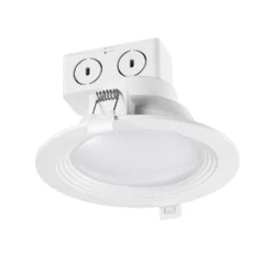 Globe Electric Value 4 Pack White 5 In. W Plastic LED Canless Recessed Downlight 60 W -Lightify Store 927b1282 4635 4b9a bf24 aa211582a287