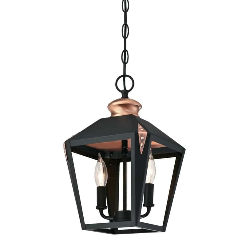 Westinghouse Valley Forge Matte Black 2 Lights Pendant Light 1 Westinghouse Valley Forge Matte Black 2 Lights Pendant Light