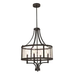 Westinghouse Belle View Oil Rubbed Bronze Brown 4 Lights Chandelier