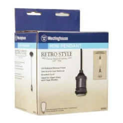 Westinghouse Oil Rubbed Bronze 1 Lights Pendant Light -Lightify Store 990181e8 27b5 4b08 b289 5ed9d5973c3f