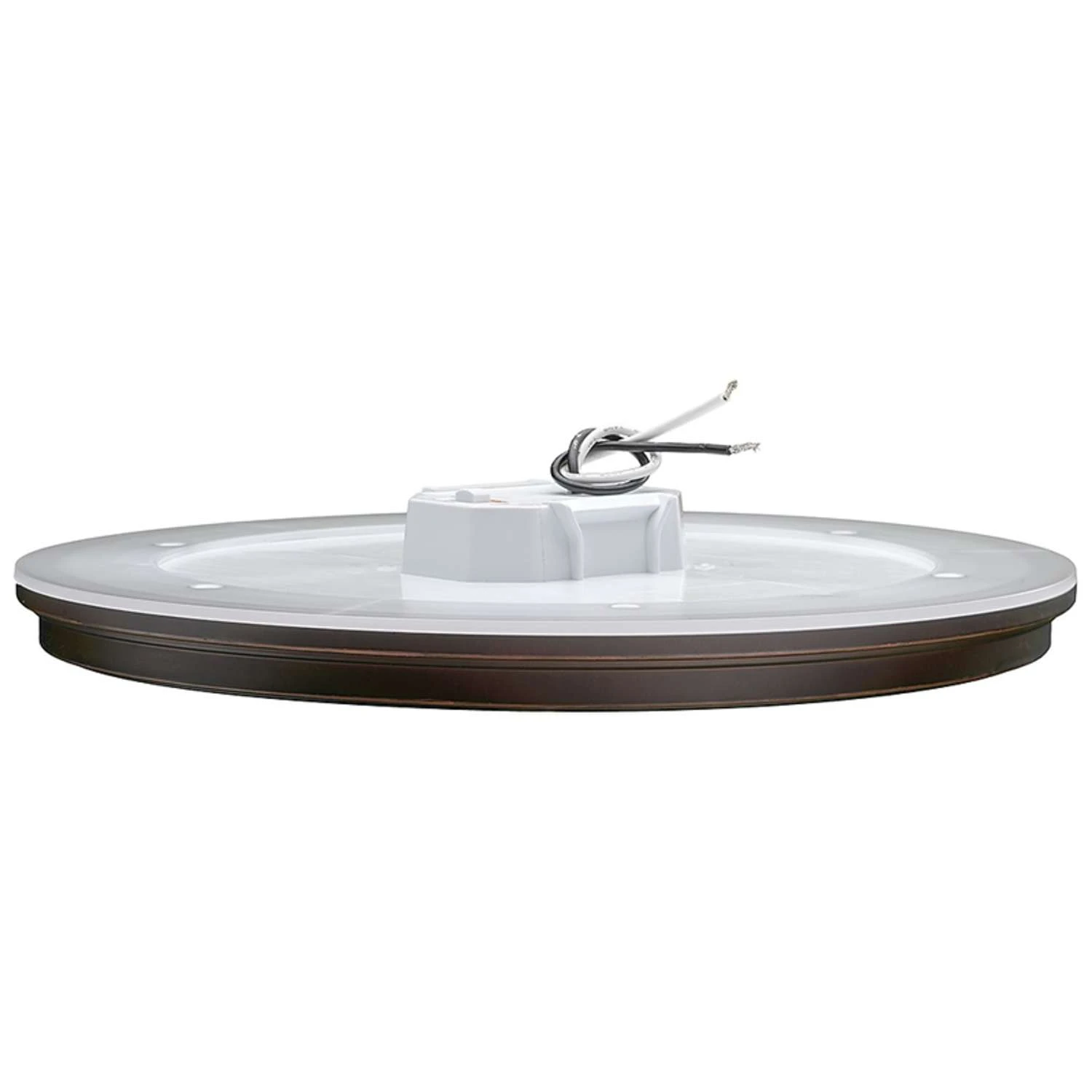 ETI 1.7 In. H X 11 In. W X 11 In. L Oil Rubbed Bronze LED Ceiling Light Fixture With Nightlight 4 ETI 1.7 In. H X 11 In. W X 11 In. L Oil Rubbed Bronze LED Ceiling Light Fixture With Nightlight - Image 4
