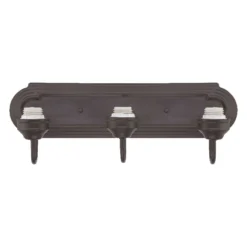 Westinghouse 3-Light Oil Rubbed Bronze Gray Wall Sconce