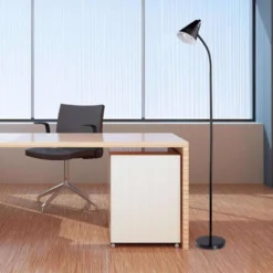 Globe Electric Novogratz 59 In. Matte Black Floor Lamp -Lightify Store 9cecb23e b9c8 4ca8 81f6 c46cb0574109