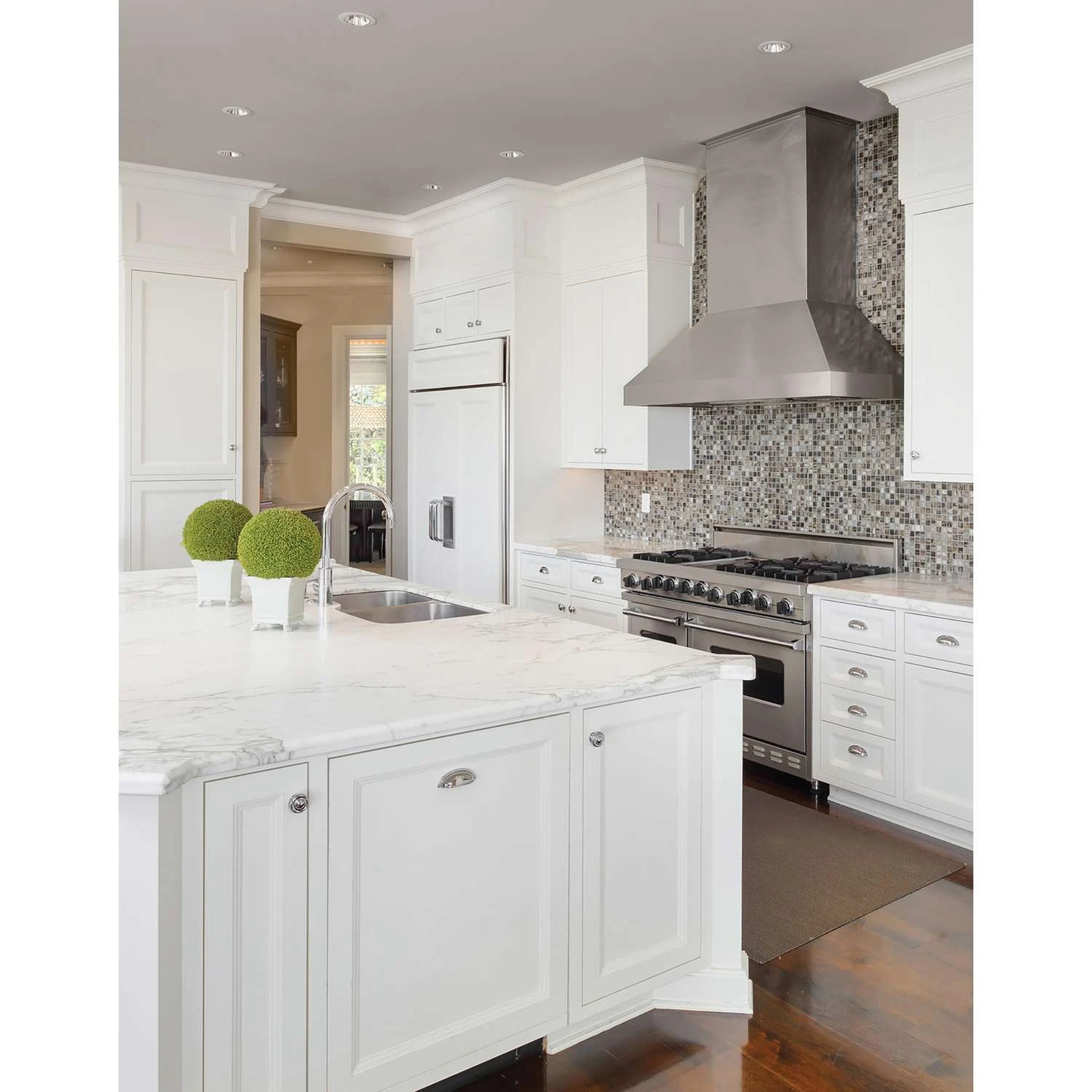 Metalux 4.1 In. H X 15 In. W X 15 In. L White LED Ceiling Light 2 Metalux 4.1 In. H X 15 In. W X 15 In. L White LED Ceiling Light - Image 2