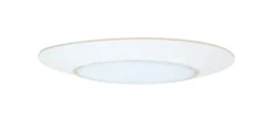 Halo Matte White 6 In. W Incandescent Shower Lens/Trim