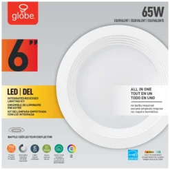 Globe Electric Value Pack White 6 In. W Plastic LED Canless Recessed Downlight 11 W -Lightify Store a1401b9d 51fb 429e 9177 7ec9f3aaf8a2
