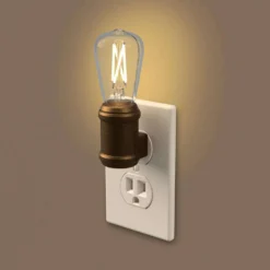 Westek Automatic Plug-in Vintage Edison LED Night Light -Lightify Store a917c08d d44b 480d 9165 75b0154b8e45
