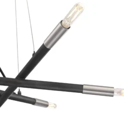 Westinghouse Felix Distressed Aluminum Black 6 Lights Chandelier -Lightify Store aad1243d dd55 4f87 9721 acdcd9072029