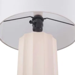 Globe Electric Doris 20 In. Concrete Beige/White Table Lamp -Lightify Store ab823602 227b 4b1c 80c7 c14ce5ebdbd6