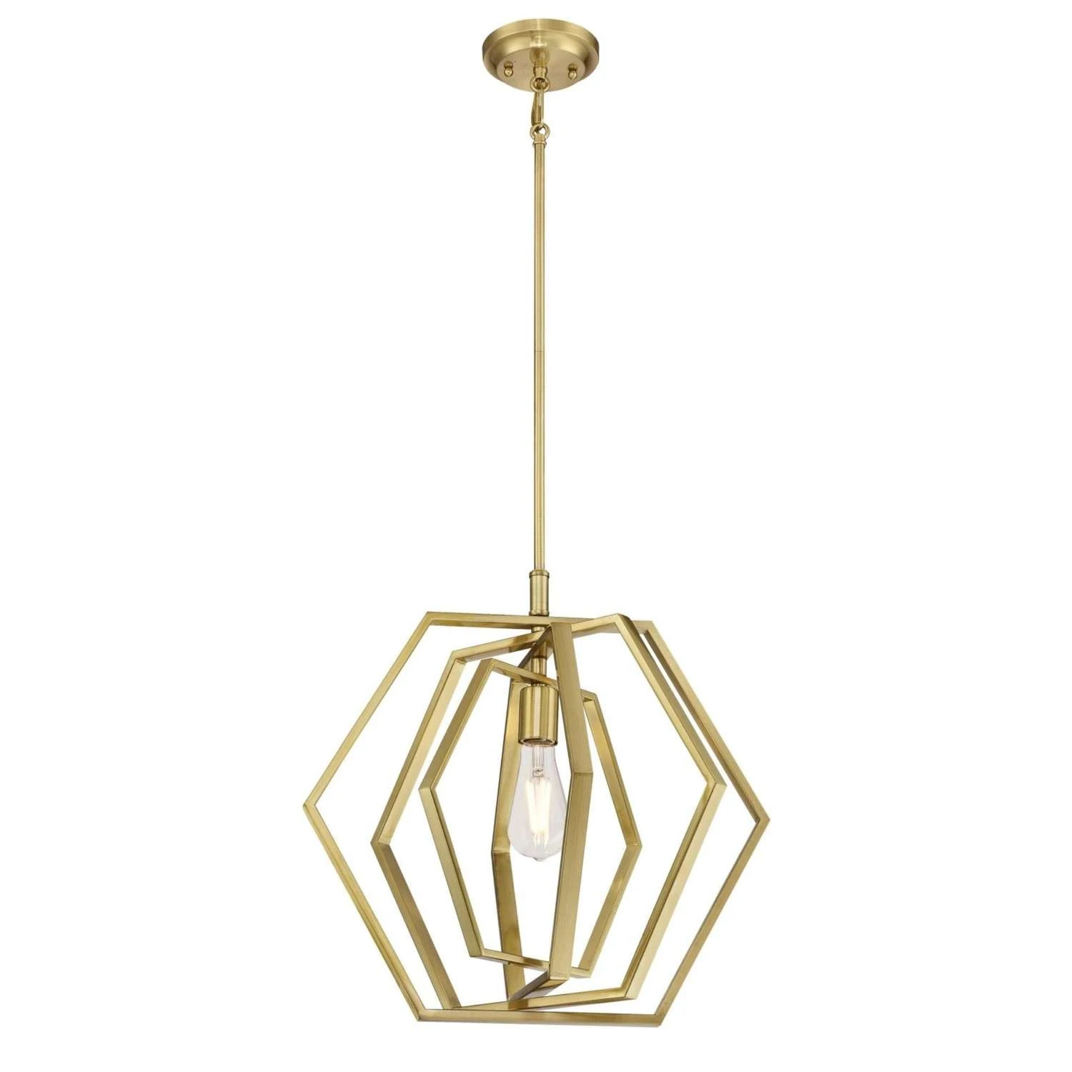 Westinghouse Holly Champagne Brass 1 Lights Pendant Light 1 Westinghouse Holly Champagne Brass 1 Lights Pendant Light