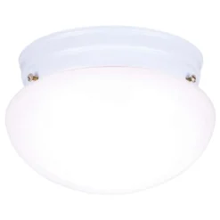 Westinghouse 5 In. H X 8.75 In. W X 8.75 In. L White Ceiling Light