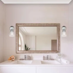 Globe Electric Parker 1-Light Chrome Wall Sconce -Lightify Store b269a398 8249 43df 9256 6b887f665e36