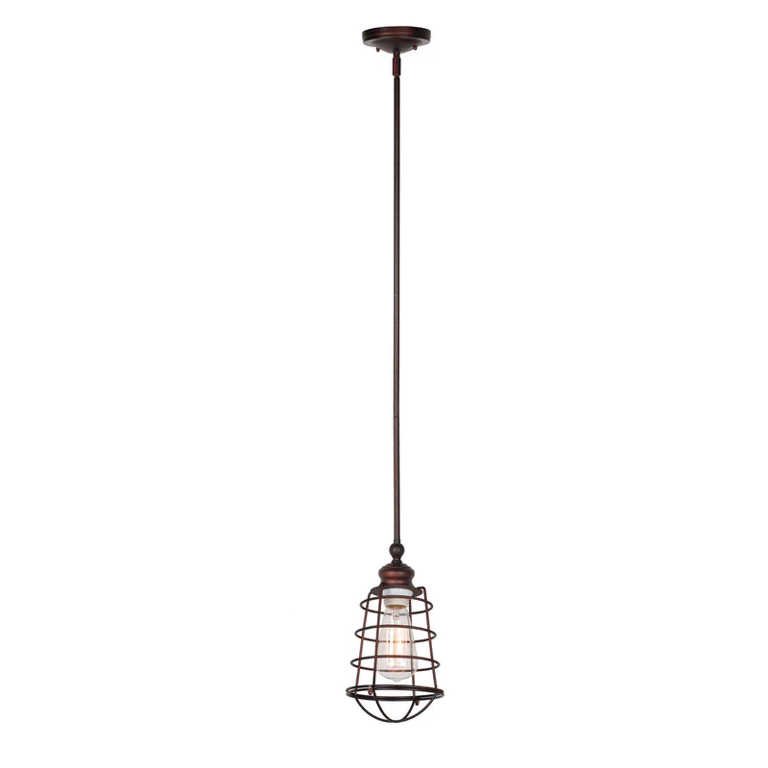 Design House Ajax Bronze 1 Lights Pendant Light 1 Design House Ajax Bronze 1 Lights Pendant Light