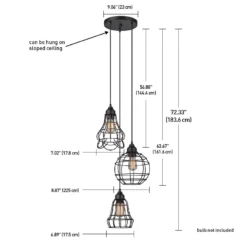 Globe Electric Jorah Matte Brown 3 Lights Pendant Light 9 Globe Electric Jorah Matte Brown 3 Lights Pendant Light -Lightify Store bad54a54 7075 4ac3 9d2b 40fbb7f6c129