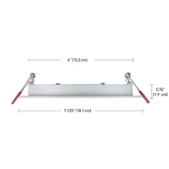 Globe Electric Ultra Slim Energy Star Frost White 6 In. W Metal LED Canless Recessed Downlight 12 W -Lightify Store bcfb7a77 de8d 42b1 b3fa 55791d3439af