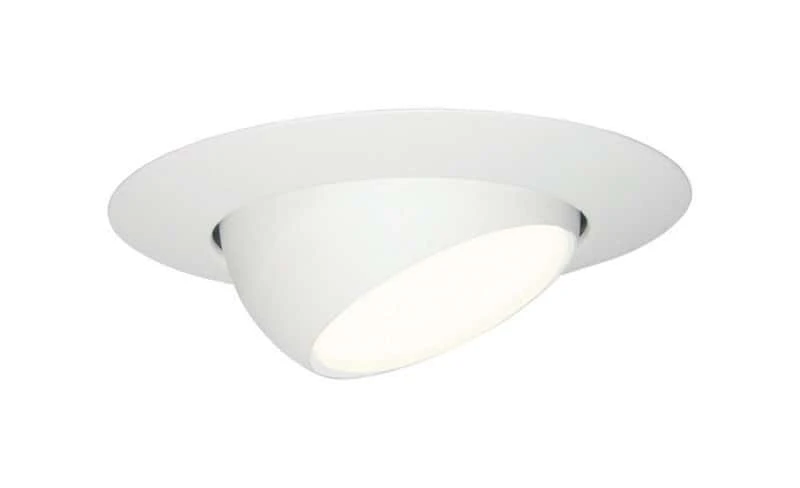 Halo Matte White 6 In. W Metal Eyeball Trim 1 Halo Matte White 6 In. W Metal Eyeball Trim