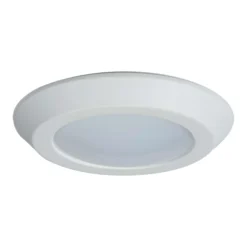 Halo BLD6 Series Matte Soft White 6 In. W Aluminum LED Canless Recessed Downlight 8.2 W
