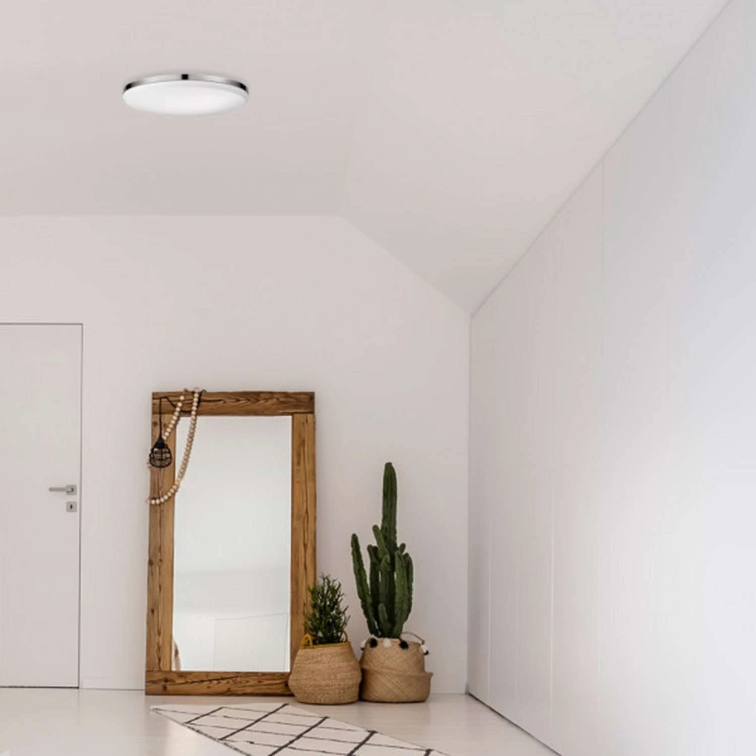 Globe Electric Ellington 2 In. H X 14 In. W X 14 In. L Chrome Ceiling Light 5 Globe Electric Ellington 2 In. H X 14 In. W X 14 In. L Chrome Ceiling Light - Image 5