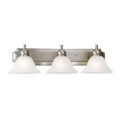 Design House Bristol Satin Nickel 3 Lights Vanity Light Surface