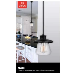Globe Electric Nate Oil Rubbed Bronze Brown 1 Lights Pendant Light -Lightify Store bf6378ac 57b4 4a98 9998 69ba3390daf4