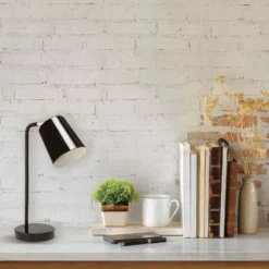 Newhouse Lighting Oslo 14.5 In. Black Desk Lamp -Lightify Store c032a244 e58e 45ed 88b6 063f56dd6f63