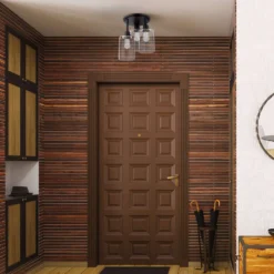 Globe Electric Annecy 15.4 In. H X 12.6 In. W X 12.6 In. L Oil Rubbed Bronze Ceiling Light -Lightify Store c7f3318c 35e5 4089 98f6 189cc4edc9f5