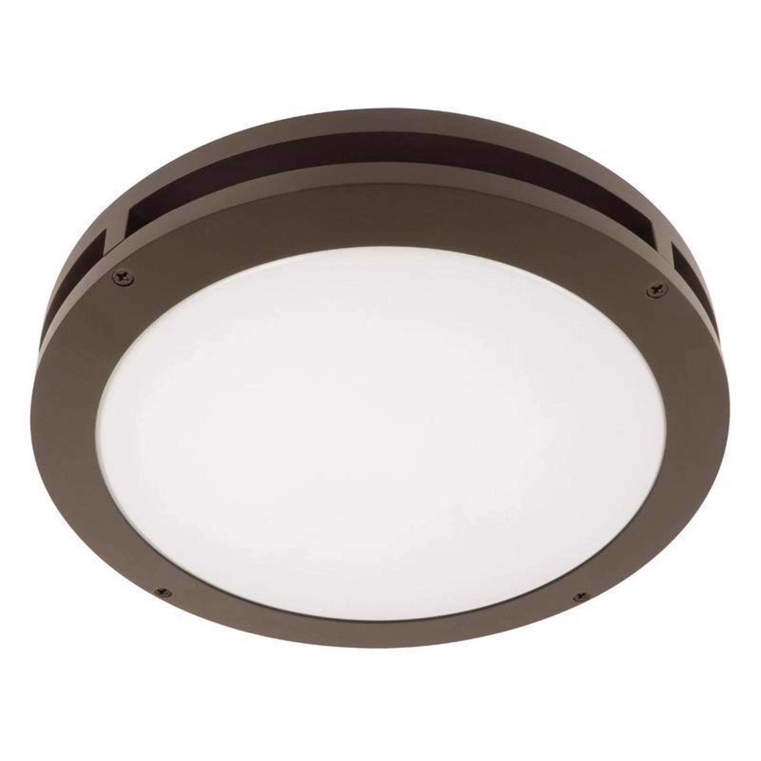 Feit LED 2 In. H X 13 In. W X 13 In. L Brushed Bronze Bronze Ceiling Light 2 Feit LED 2 In. H X 13 In. W X 13 In. L Brushed Bronze Bronze Ceiling Light - Image 2