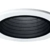 Halo Gloss Black/White 4 In. W Plastic Baffle Trim