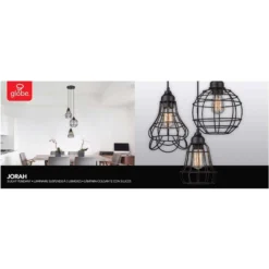 Globe Electric Jorah Matte Brown 3 Lights Pendant Light 13 Globe Electric Jorah Matte Brown 3 Lights Pendant Light -Lightify Store d02b7869 fd7a 41cb b178 d14794307c42