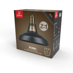 Globe Electric Robin 188.85 In. H X 12 In. W X 12 In. L Antique Brass Ceiling Light -Lightify Store d0b355f7 a807 44f6 a1e9 f605065191af