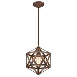 Westinghouse Geometric Barnwood Brown 1 Lights Pendant Light