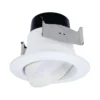 Halo LA4 Series Matte Warm White 4 In. W LED Adjustable Retrofit Kit 8.6 W