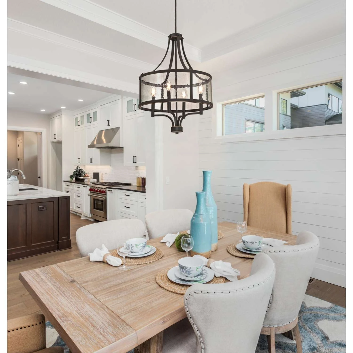 Westinghouse Belle View Oil Rubbed Bronze Brown 4 Lights Chandelier 2 Westinghouse Belle View Oil Rubbed Bronze Brown 4 Lights Chandelier - Image 2