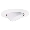 Halo Gloss White 6 In. W Aluminum Eyeball Trim