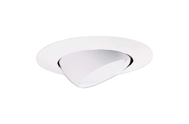 Halo Gloss White 6 In. W Aluminum Eyeball Trim 1 Halo Gloss White 6 In. W Aluminum Eyeball Trim