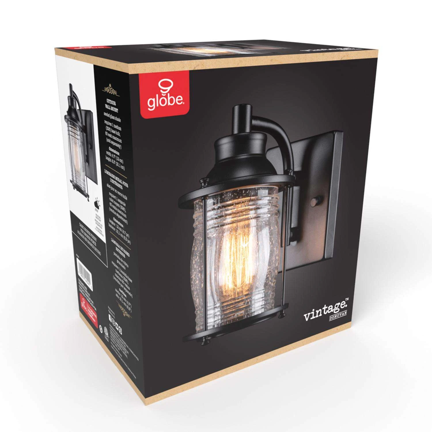 Globe Electric Donovan 1-Light Bronze Downlight Wall Sconce 7 Globe Electric Donovan 1-Light Bronze Downlight Wall Sconce - Image 7