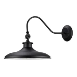 Globe Electric Aedan 1-Light Black Wall Sconce